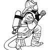 Free printable fireman coloring pages for kids. 1