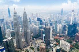 Maybe you would like to learn more about one of these? Kuala Lumpur Malaysia November 12 2019 Aerial View Of Air Polluted Kuala Lumpur City Skyline With Petronas Twin Towers Kl Tower And Trx Tower Buildings Shot In The Morning Stock Photo