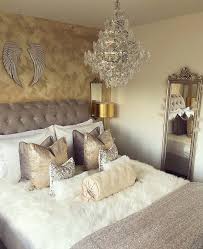 Classic italian bedroom furniture with pink color decorations 901 viewed. Sleigh Bed In A Gold And Silver Bedroom Interior Gold Bedroom Decor Gold Bedroom Grey And Gold Bedroom