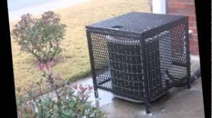 About window air conditioner security. How To Secure An Air Conditioner With A Security Cage Kit Hvac How To