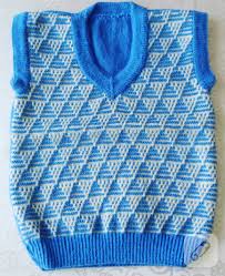 Mavi Beyaz Orgu Bebek Suveteri Orgu Baby Knitting Patterns Bebekler Icin Orgu