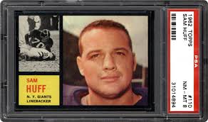 1962 Topps Sam Huff