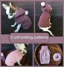 Patterns > interweave books / ebooks > dogs in knits: 2 Pdf Knitting Patterns Chihuahua Sweater Fast And Easy Etsy In 2021 Crochet Dog Sweater Free Pattern Knitted Dog Sweater Pattern Dog Sweater Crochet Pattern