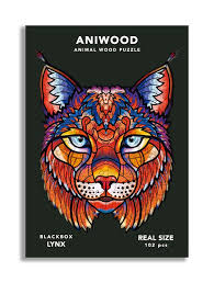 Hay que ser todo un lince para acabar siendo el ganador. Tienda Online Puzzle De Madera Con Forma De Lince A5 Aniwood