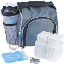 Inexpensive acrylic storage box | using dollar tree acrylic containers. Homely Bliss Meal Prep Lunch Box Cooler All In One Kit Including An Insulated Lunch Bag 6 Portion Control Containers A 20 Oz Shaker Bottle A Pill Box And A Free Ice Pack Buy