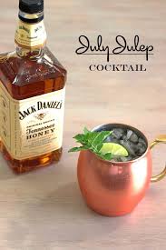July Julep Cocktail Recipe Mix That Drink Cocktail Drinks Recipes Honey Cocktail Jack Daniels Honey Drinks