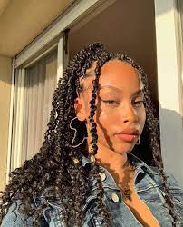 Aesthetic Hairstyles Ideas Aesthetichairstylesideas Hairstylesforroundfacesid Girls Hairstyles Braids Black Girl Braided Hairstyles Twist Braid Hairstyles