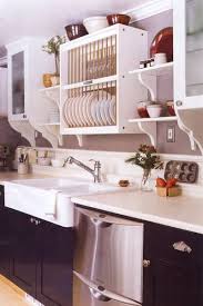 Make A Plate Holder Using An Open Cabinet Box And Insert Dowels From The Top Kitchen Cabinet Layout Small Kitchen Decor Kitchen Wall Shelves