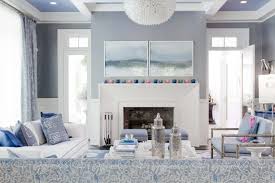 Covering the wall on the right is textured wallpaper. 11 Most Attractive Grey And Blue Living Room Ideas That You Will Love Jimenezphoto