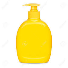 3d Model Yellow Plastic Bottle With Dispenser For Cream Or Shampoo Stock Photo Picture And Royalty Free Image Image 101108421