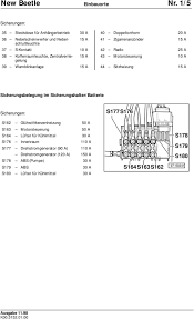 Schaltplan golf 4 relais belegung : Relaisplatz Und Sicherungsbelegung Pdf Kostenfreier Download