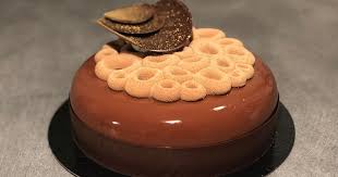 Caramel Beurre Sucre Entremets Mangue Chocolat Noisette Selon La Recette De Yann Brys Chocolat Noisette Chocolat Dessert