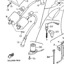 The fuel tank on the 1987 yamaha virago 750 holds about 2.3 gallons of gas. 1997 Yamaha Virago 750 Xv750j1 Electrical 1 Babbitts Yamaha Partshouse