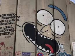 A collection of the top 58 rick and morty wallpapers and backgrounds available for download for free. Street Artist Turns Rick And Morty Into Commentary On The Isreali Palestinian Conflict