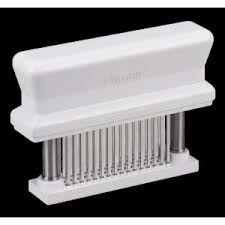 The tenderizer is made from the highest quality materials and is built for performance and durability and is backed by a lifetime warranty against material and. Amazon Com Jaccard 48 Blade Meat Tenderizer Original Super 3 Meat Tenderizer 1 50 X 4 00 X 5 75 Inches White Kitchen Dining