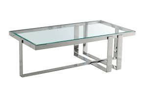 Mid century glass coffee table golden metal base 42 'hollywood' cocktail table. Benjara Rectangular Glass Top Coffee Table With Metal Frame Base Silver And Clear Wayfair