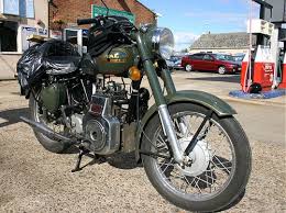 Unlike the new centaurus this is an older bike which seems to have been a private conversion. Diesel Engined Royal Enfield Bul Reviews Classic Bike Hub
