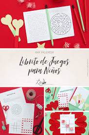 Librito De Juegos Para Ninos Imprimible Gratis Para San Valentin La Lilu Regaloshechosamano Imprimible Gratis Gra In 2020 Valentines Games For Kids Paper Hearts