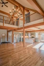 Open concept post and beam house plans. The Overlook Is A Post And Beam Open Concept Barn Style Farmhouse Design Visit To See More Photos A Barn Style House Barn House Interior Pole Barn House Plans