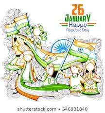 Independence Day India Girl Stock Illustrations Images