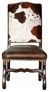 The art deco dining chair in cowhide and speckles. In Stock Classic Cowhide Dining Chair Set Of 6 Southwestern Dining Chairs By John Proffitt Home Houzz