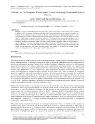 Kunci jawaban brain test level 181 190. Pdf A Model For The Design Of Puzzle Based Games Including Virtual And Physical Objects