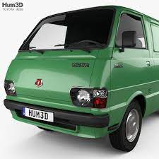 3d model of toyota hiace panel van 1977 toyota hiace van toyota camper