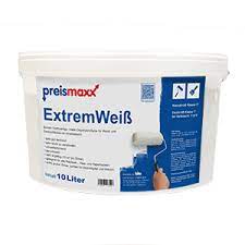 Preismaxx Wandfarbe Weiss Hohe Deckkraft Klasse 1 Matt 10 Liter Perfektweiss Amazon De Baumarkt