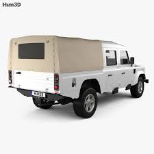 Land Rover Defender 130 High Capacity Double Cab Pickup 2011 3d Model Vehicles On Hum3d