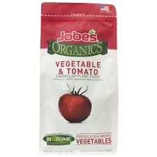 Fertilize, apply small amounts of a nitrogen fertilizer several times during the growing season. Jobe S Organics Vegetable Tomato Granular Jobe S Company