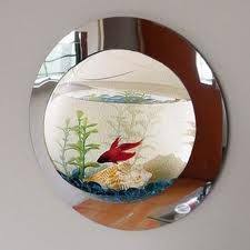 Bubble Fish Tank Would Be Fun For The Playroom With A Betta Fish The Kids Could Learn To Take Care Of Animals By Fish Tank Wall Wall Aquarium Cool Fish Tanks
