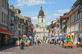 The library has (as of 2008) 33,000 books or other media, and loaned out 109,679 items in the same year. Morges Switzerland Luxe Adventure Traveler