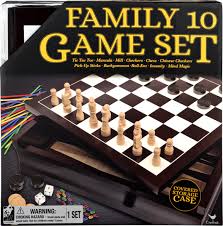 In checkers, the player with more kinged pieces on the table is the one most likely to win the match, so it's best to start early! Family 10 Game Set With Chess Checkers Mancala And More Walmart Com Walmart Com