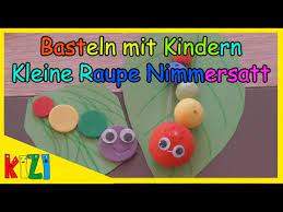 Dann hätte ich das gewollt. Basteln Mit Kindern Kleine Raupe Nimmersatt Bastelideen Tipps Kinder Mit Papier Basteln Youtube