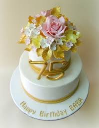 Looking for amazing 75th birthday invitations? Elegant 75th Birthday Cake Designs