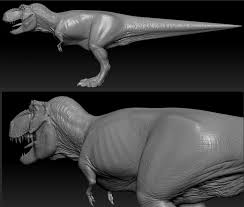 T Rex Zbrush 3d Obj In 2020 Zbrush Jurassic Park World Prehistoric Animals