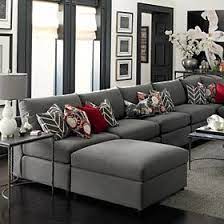 Beckham U Shaped Sectional Living Room Grey Living Room White Living Room Red