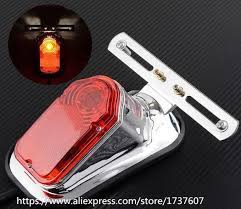 1pcs Motorcycle Accessories Harley Locomotive Retro Tail Lights Motorcycle Modified Brake Taillights Electric Car Rear Motorcycle Accessories Harley Light Red