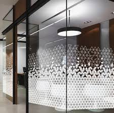 This arched door design with a sleek framing and beautifully gilded glass give a partial view of the room while maintaining adequate privacy. 2 Types 4 Colors Vinyl Triangle Pattern Glass Sticker Etsy Door Glass Design Glass Wall Design Glass Partition Designs