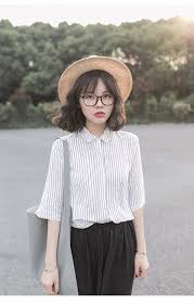 If you've always wanted to go short, now's a better time than ever to change myself. Fashion Image Ulzzang Fashion Fashion Cute Asian Fashion