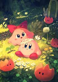 Kirby, Chuchu, some tulips, and Polof : r/Kirby