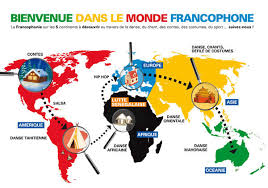 Organisation internationale de la francophonie. Carte De La Francophonie La Francophonie Dans Le Monde