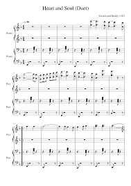 Find your perfect arrangement and access a variety of transpositions so you can print and play instantly, anywhere. Sheet Music For Piano Piano Duo Download And Print In Pdf Or Midi Free Sheet Music For Heart And Soul By Hoagy Carmichael
