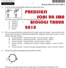 Bagi para siswa sekolah menengah atas, kejuruan dan madrasah aliyah pada tahun ini akan mengikuti yang namanya ujian nasional berbasis komputer dan juga ujian sekolah berstandar nasional yang diselenggarakan bertahap dengan orientasi soal hots. Soal Un Biologi 2018