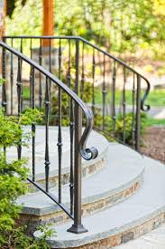 Stair railings, wrought iron balusters, porch railings, and aluminum balcony railing, are the most affordable home upgrades.contact our wrought iron railings contractor to help with all of your ironwork needs and a free iron staircase design cost estimate. Exterior Railings Compass Iron Works