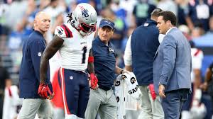 A.J. Brown's debut for Patriots ends with ankle injury — ESPN