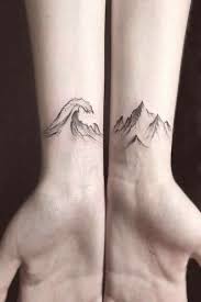 90 Tattoo Wrist Ideas According To The Latest Trends Waves Mountains Japanese Tattoo Wrist Tattoos Matching Tattoos Tattoos For Guys