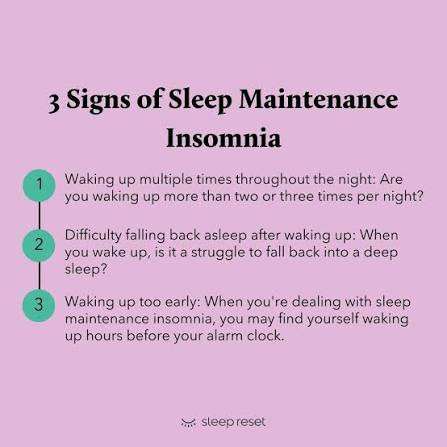 Sleep Maintenance Insomnia: What You Need to Know and How to Beat It |  Sleep Reset