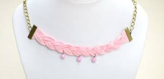 Diy How To Make Braided Bead Necklace Handmade Suede Cord Braided Necklace Idea Beaded Necklace Diy Handmade Beaded Necklaces Diy Beaded Rings