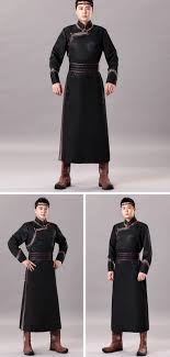 モンゴル 民族 衣装 男性